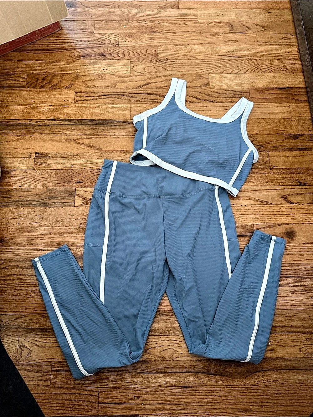 TRU BY TORRID Two-Piece Track Set in Blue Size XS Like New
